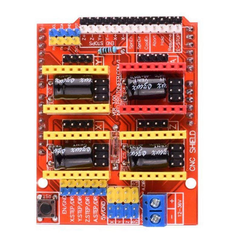 CNC Shield Expansion Board V3.0 +UNO R3 Board + A4988 Stepper Motor Driver With