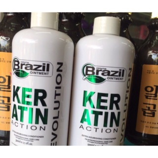 KERATIN TƯƠI BRAZIL ACTION THỦY PHÂN PHỤC HỒI TÓC 500ML  
