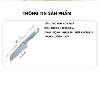 Dao gọt hoa quả có nắp an toàn, dao gọt trái cây chất liệu thép không gỉ 88197