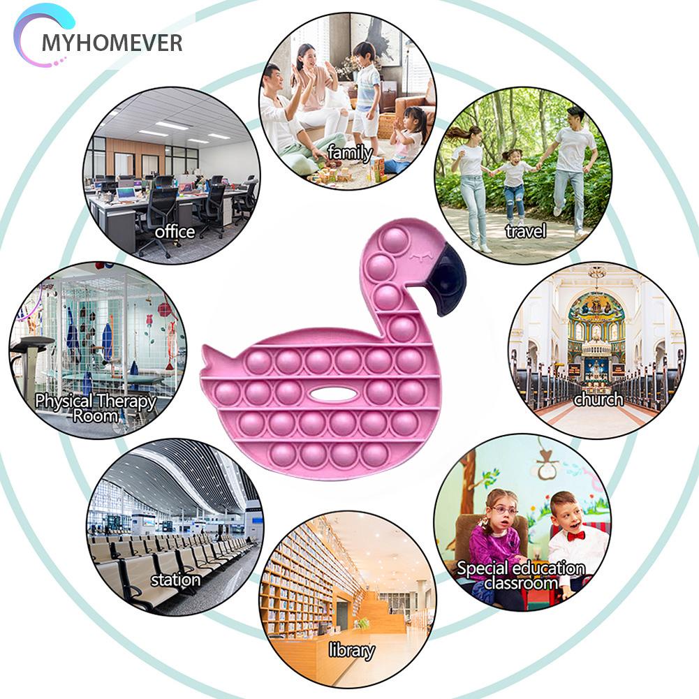 Đồ Chơi Cầm Tay Hình Chim Hồng Hạc Hoạt Hình Giúp Giảm Căng Thẳng