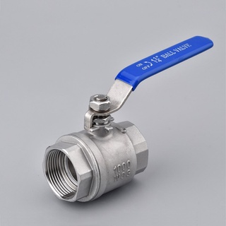 Van bi gạt inox 304, phi 27 dn20 nối ren kiểu 2 thân