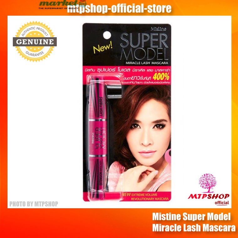 Mascara 2 Đầu Mistine Super Model Miracle Lash Mascara