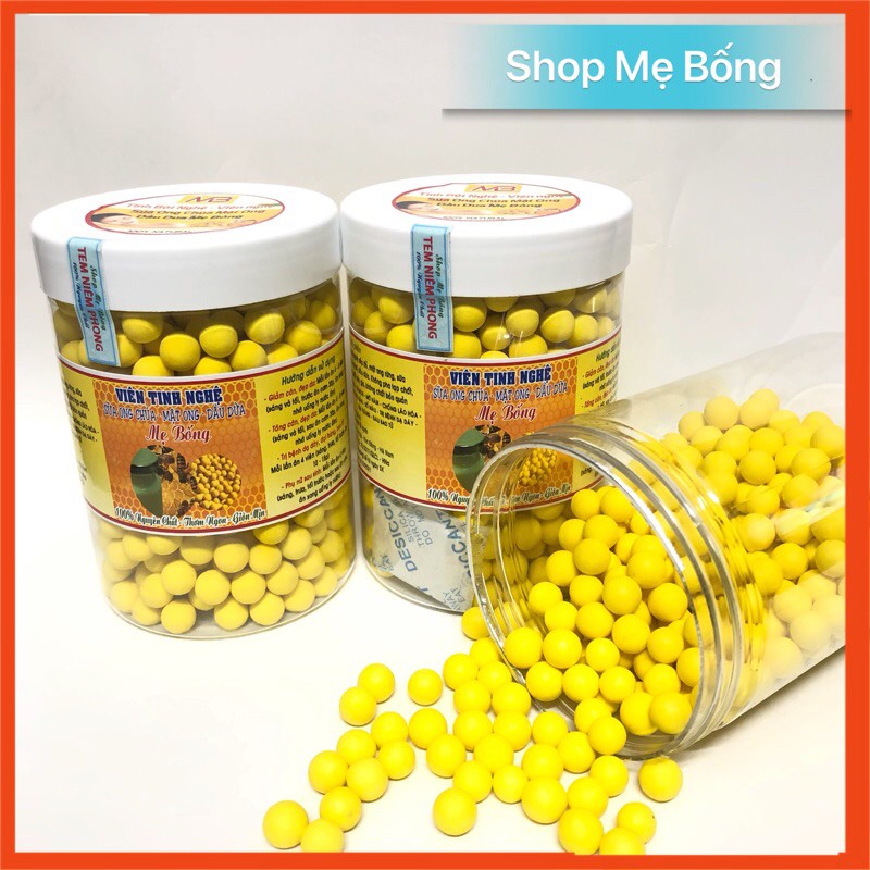 1kg viên tinh nghệ mật ong, sữa ong chúa, dầu dừa(có phiếu kiểm định)_Shop Mẹ Bống | BigBuy360 - bigbuy360.vn