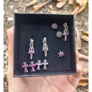 Bông tai Chrome hearts bạc 925