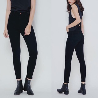 Quần Jeans - Quần Jeans Đen Skinny Trơn Nữ - Thời Trang Nữ - Tashop 31