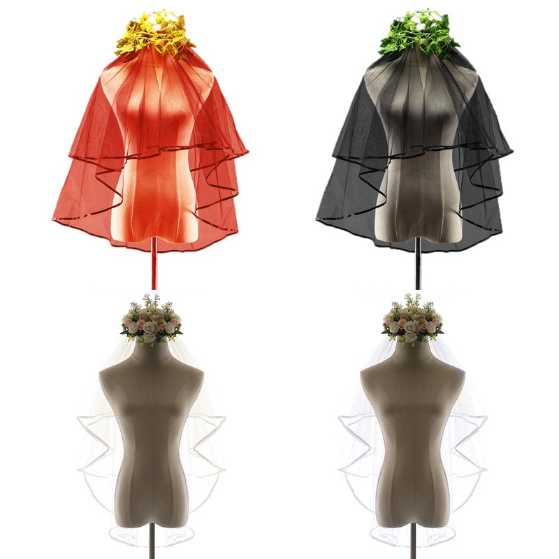 Khăn voan cài tóc cô dâu xinh xắn