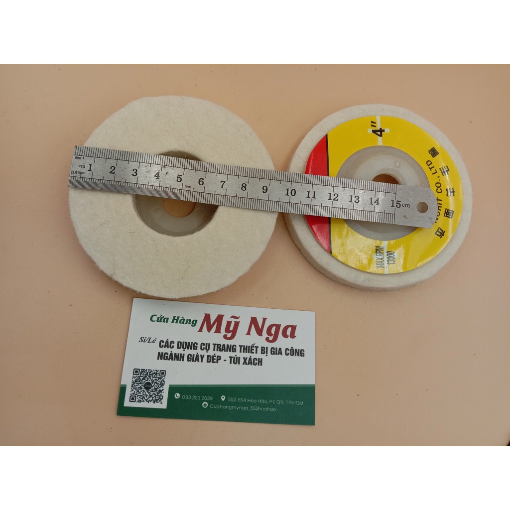 Nỉ mài đánh bóng, bánh mài nỉ dùng vải không dệt đánh bóng kim loại