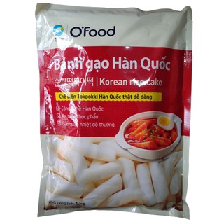 ( COMBO ) Bánh gạo Hàn Quốc OFood 1kg  + 1 Gói SỐT tokpokki Hàn Quốc OFood 120g