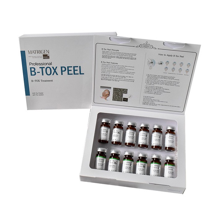 Vi kim tảo B Tox Peel thay da sinh học 1 hộp 6 cặp