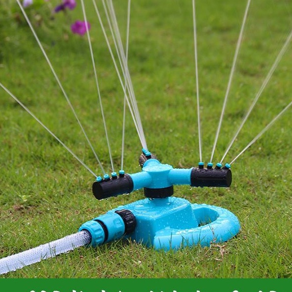 Vòi nước làm mát mái, mát sân, tưới cây thủy lực 360 độ có đầu nối vòi đi kèm (Ảnh thật)