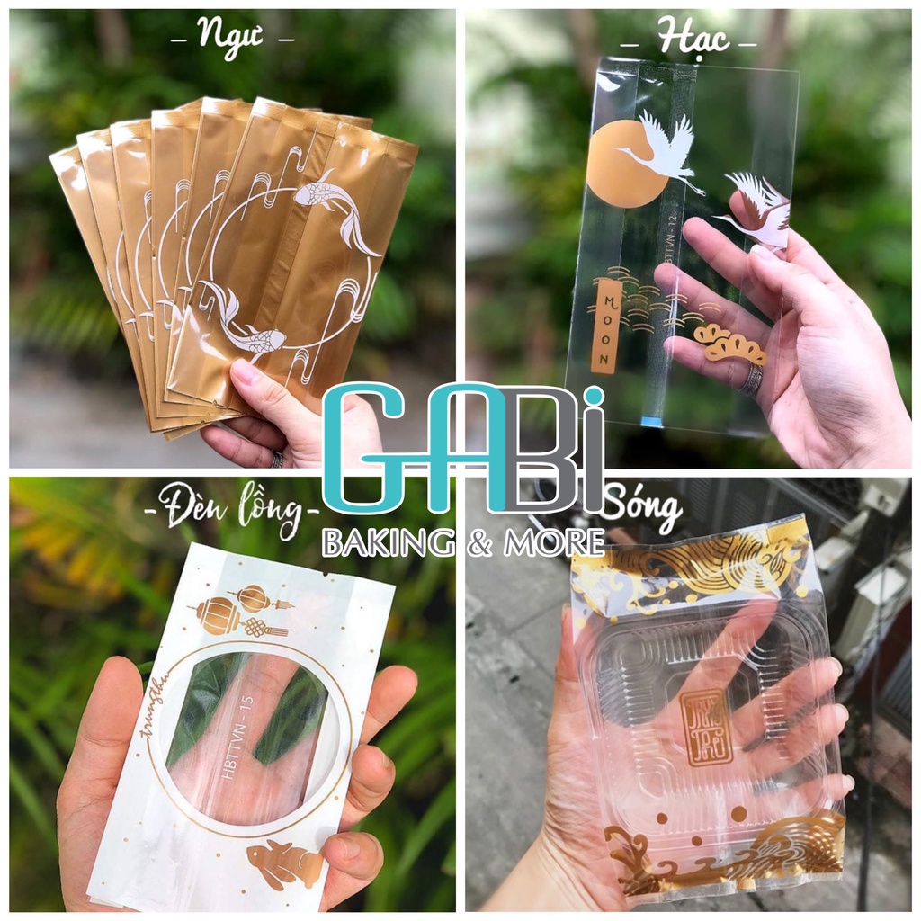 50-100 túi đựng bánh trung thu 200-250g