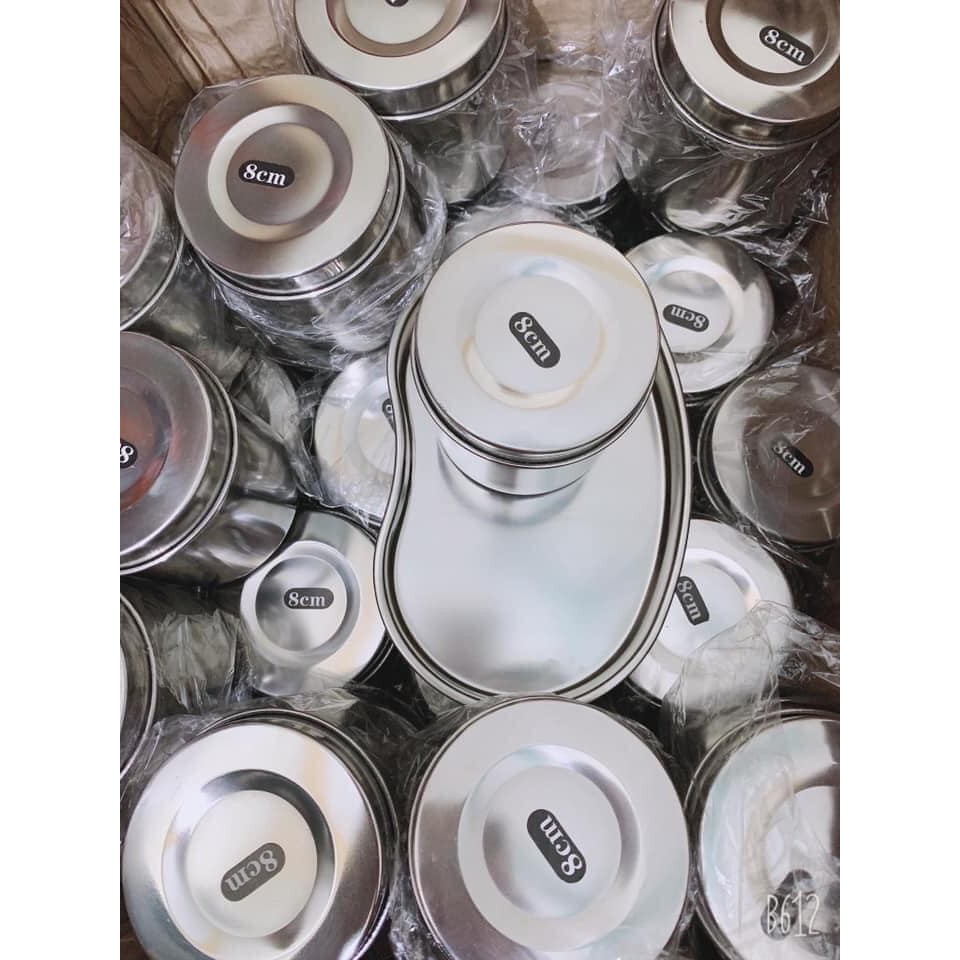 Khay hạt đậu inox dùng trong y tế, spa, thẩm mỹ viện