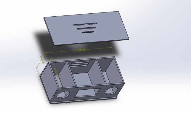 5KG Thùng loa cd oto diy kèm loa