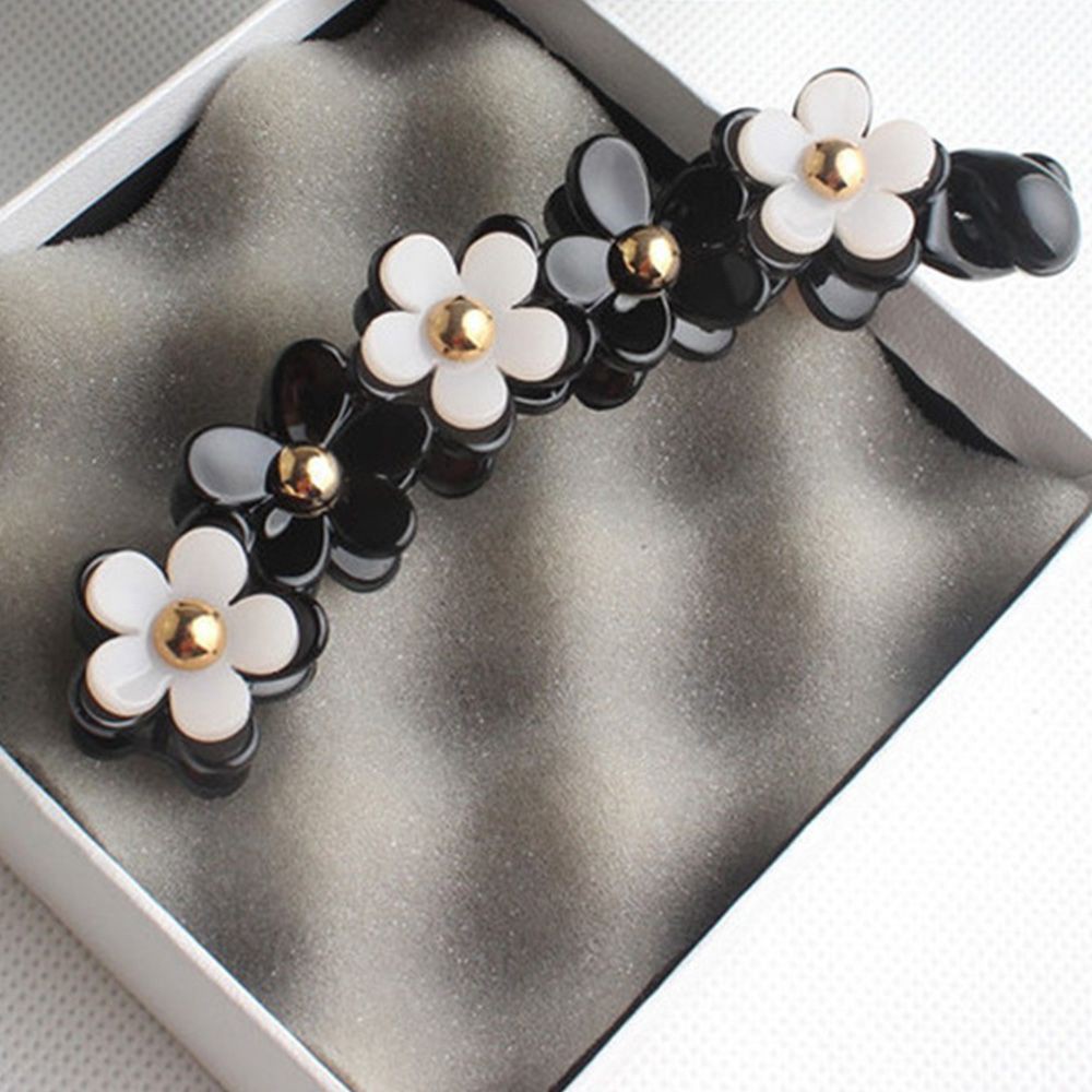 Kẹp tóc hoa văn saturna nhã nhặn