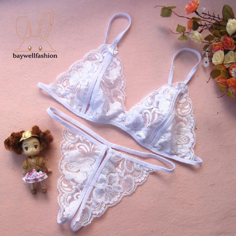 Set Áo Ngực & Quần Lót Nữ G-String Thêu Ren | BigBuy360 - bigbuy360.vn