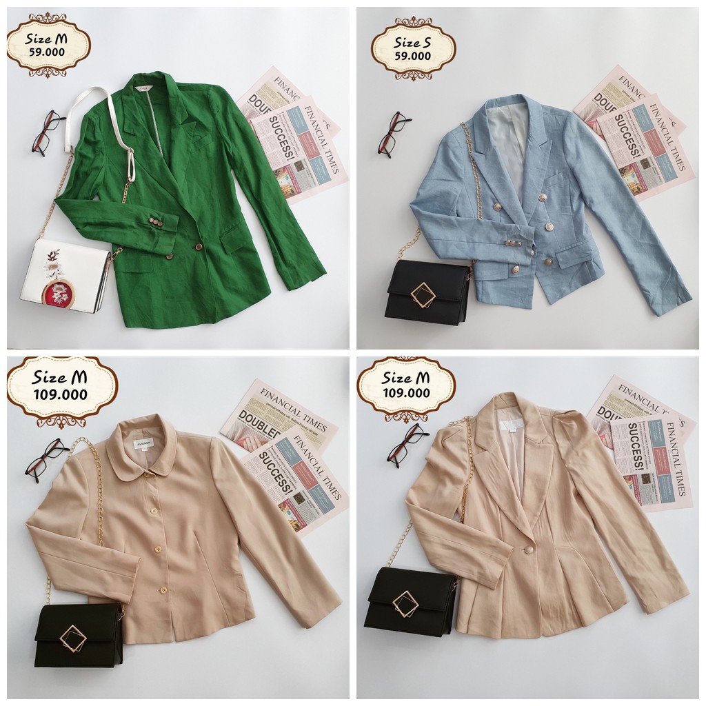 Vest, blazer Hàn - Nhật [2hand] đồng giá