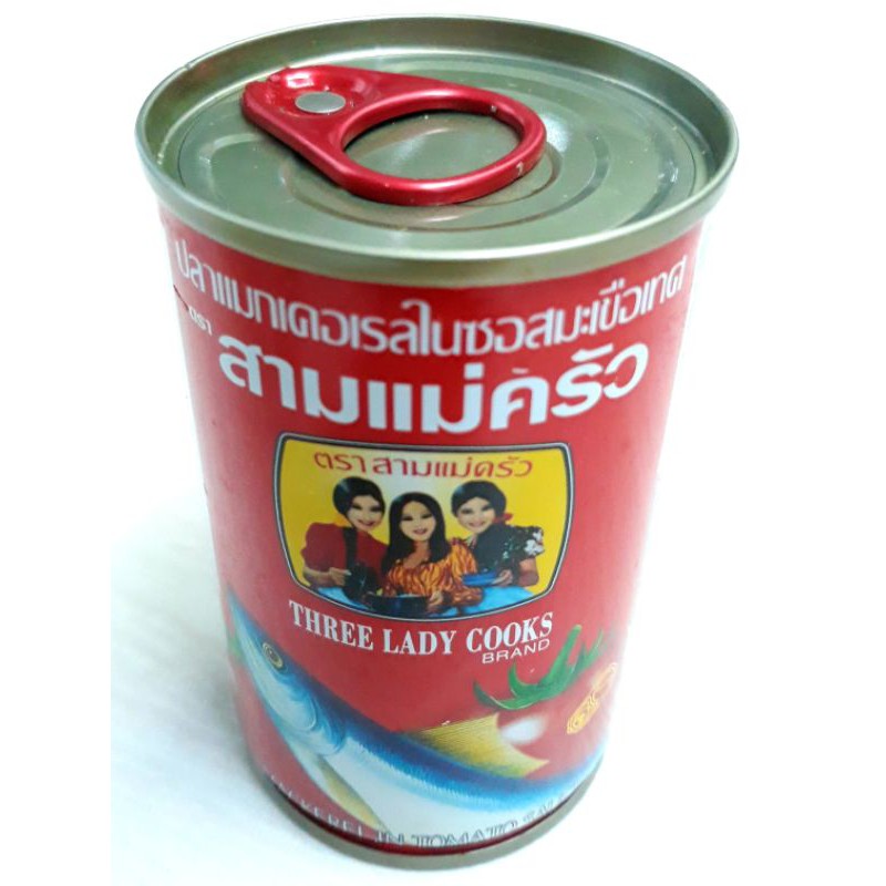 Cá Nục Xốt Cà 3 Cô Gái - Thái Lan - Hộp 155g - HSD 07/2023 - [Three Lady Cooks Brand] [Ba Cô Gái] [Thơm Ngon Giá Tốt]