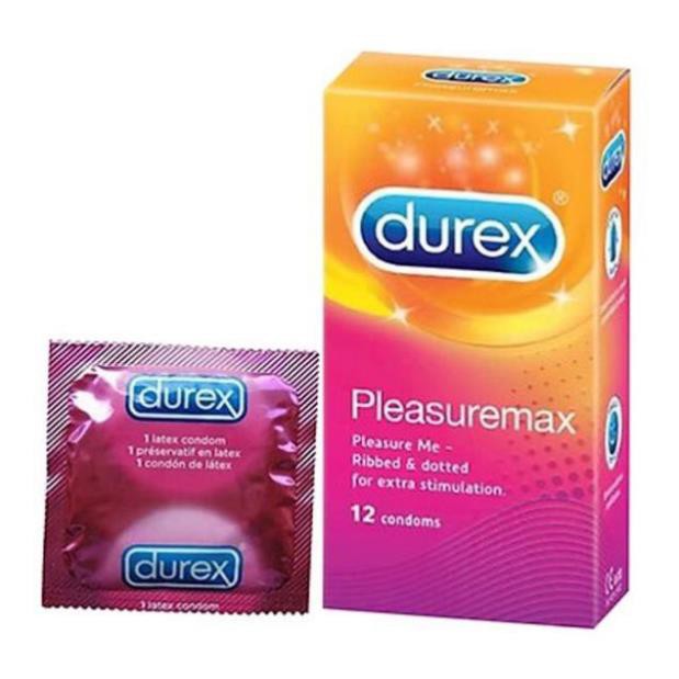 Bao cao su Durex Pleasuremax hộp 12 chiếc bcs gân gai  tạo cảm xúc mãnh liệt Sói.official