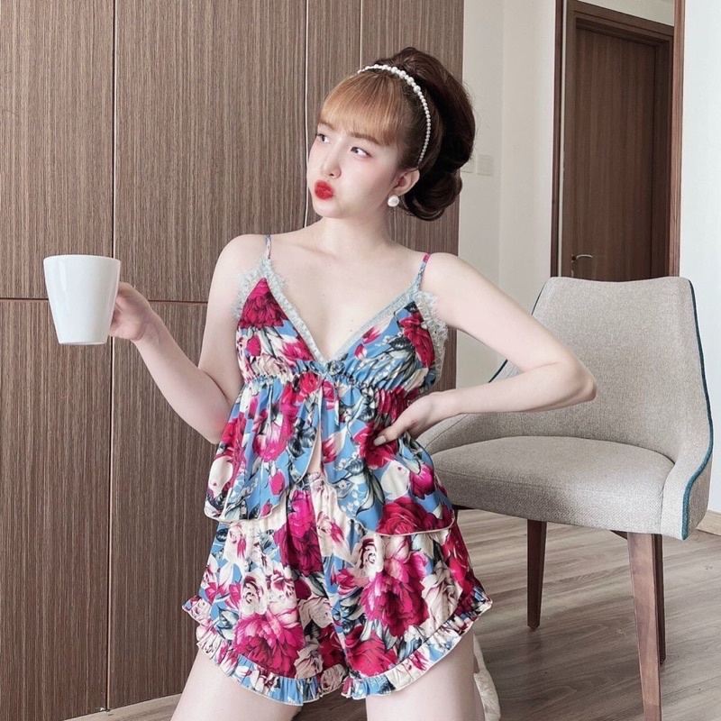 Đồ bộ Latin sexy phối ren