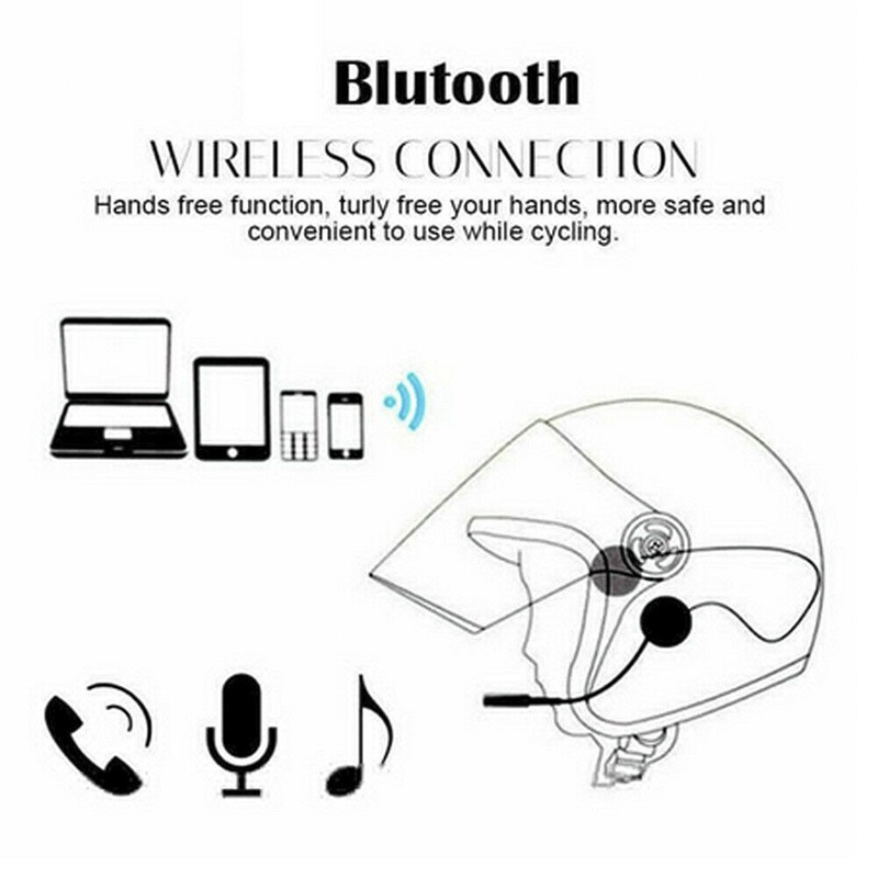 Bộ Đàm Liên Lạc Bluetooth 5.0 Cho Nón Bảo Hiểm Xe Máy