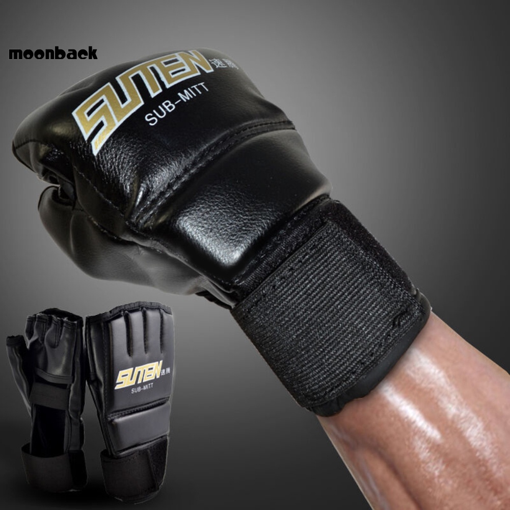 Đôi găng tay đấm bốc hở ngón thích hợp cho MMA Muay Thai