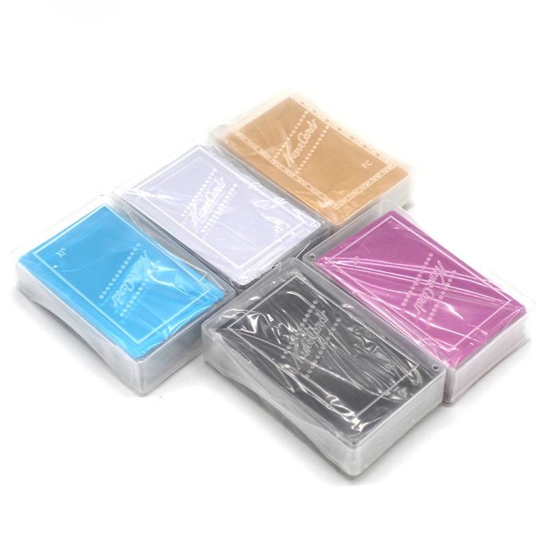 Set 100 Tấm Thẻ Hợp Kim Nhôm Khắc Họa Tiết Nhiều Màu Sắc