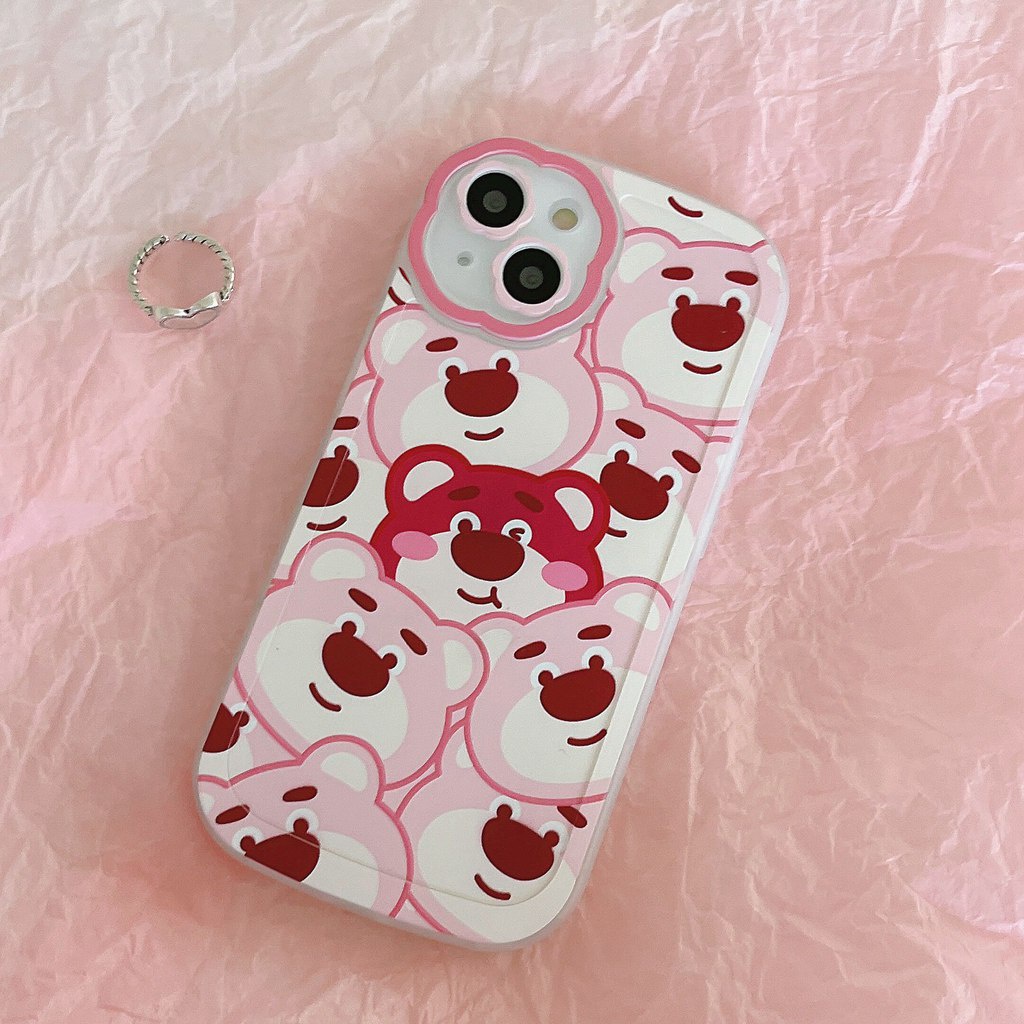 Ốp Điện Thoại TPU Mềm Hình Gấu Pooh/ Lotso Chống Rơi Chống Trầy Xước Cho iPhone 11 13 12 Pro Max XR X/XS
