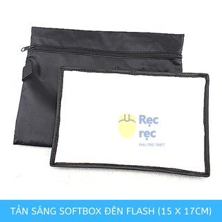 [Tặng túi đựng] 17x15 Tản sáng softbox đèn Flash