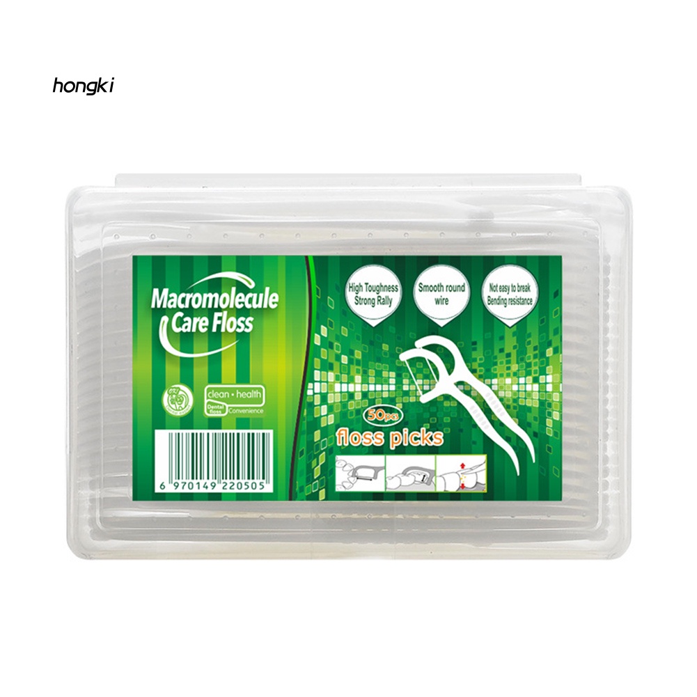 Set 1 / 5 Hộp 50 Tăm Chỉ Nha Khoa Chất Lượng Cao