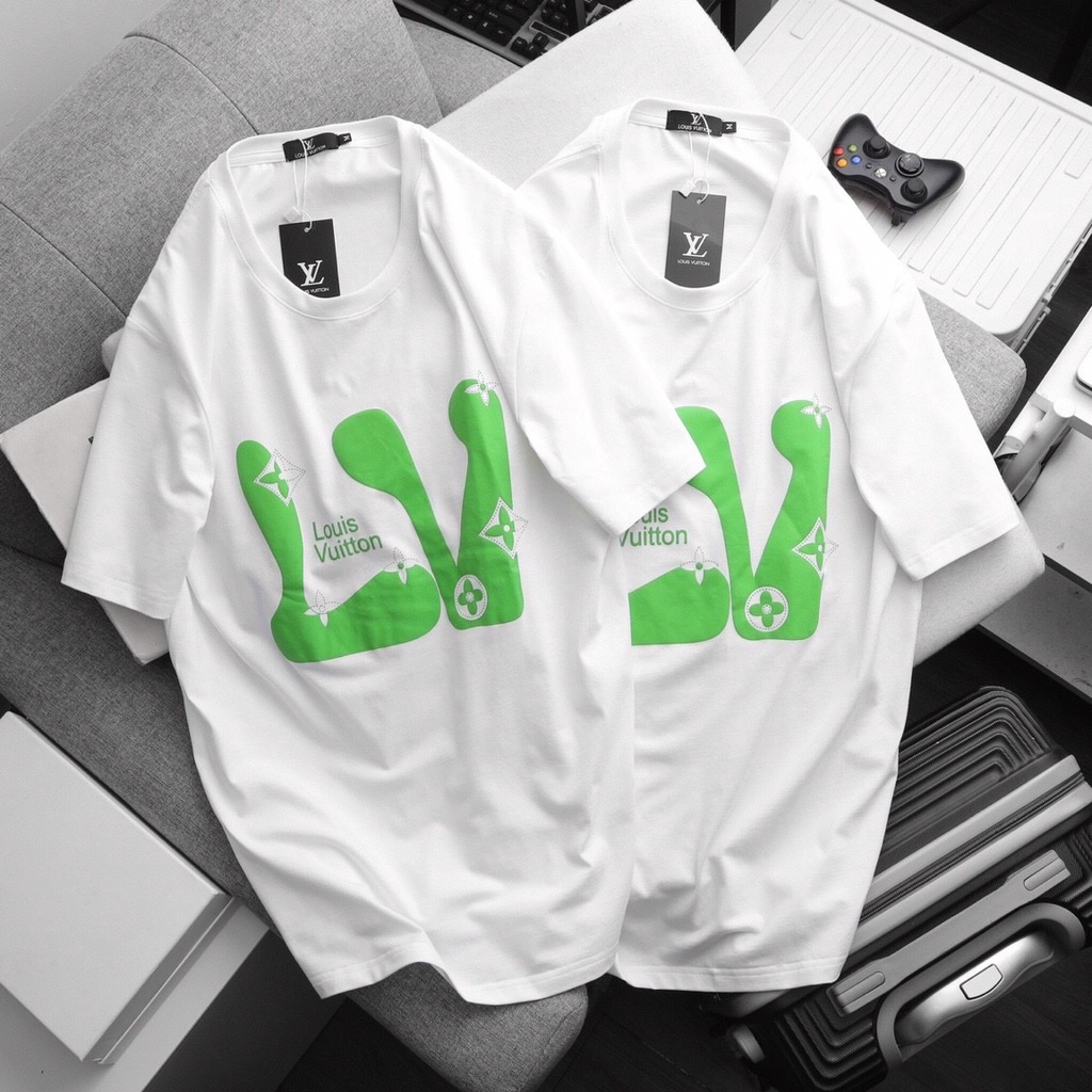 Áo thun unisex LV Áo thun LVChính Hãng Đen Trắng COTTON 4 chiều Logo thêu xịn Bán Chạy Nhất | BigBuy360 - bigbuy360.vn