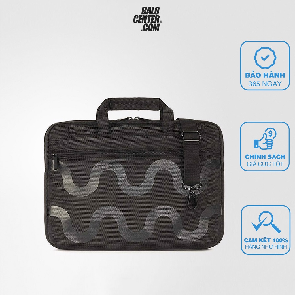 Cặp Laptop Tucano Mac 13'' Borsa A Mano Mendini Onda Work Out Nero Unica Black Chống Thấm Nước, Bền Bỉ - Balocenter