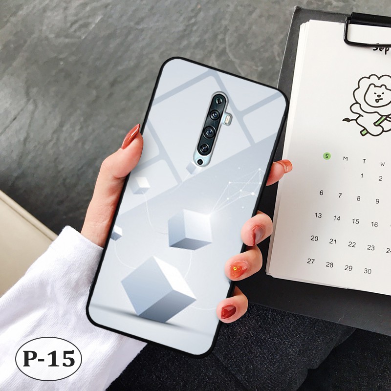 Ốp lưng kính OPPO Reno 2F- hình 3D