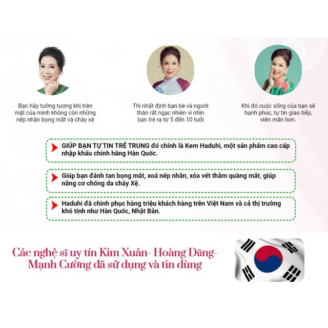 Haduhi Kem Xoá Nhăn Làm Tan Bọng Mắt 15 Gam [ Hàng nhập khẩu Hàn Quốc - Freeship ] | BigBuy360 - bigbuy360.vn