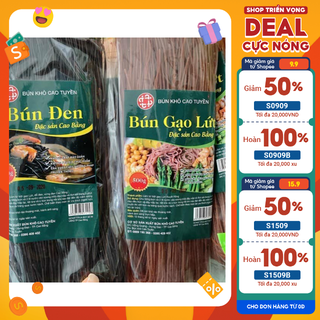 Bún gạo lứt đỏ đen cao tuyền eatclean siêu ngon