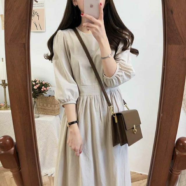 [ CÓ SẴN] VÁY VINTAGE BASIC 🌸 ảnh thật ở cuối