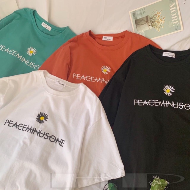 Áo hoa cúc nhỏ trước ngực Peace THB661