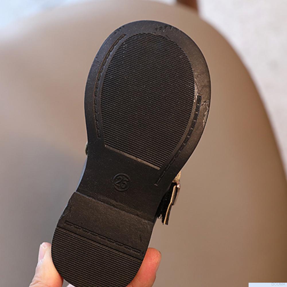 Giày búp bê da PU xinh xắn thời trang dành cho bé gái