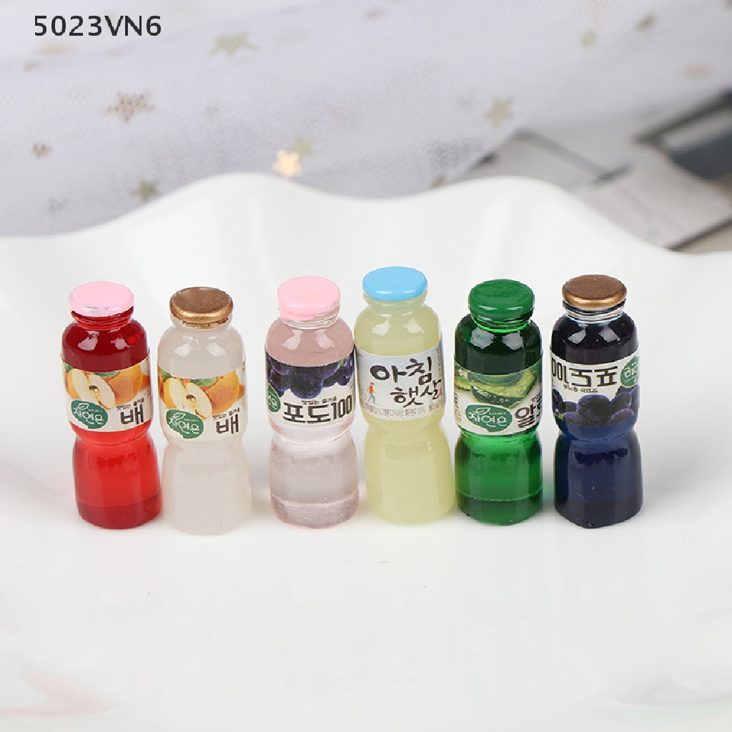 Bộ 5 Bình Nước mini Tỉ Lệ 1: 12 Trang Trí Nhà Búp Bê