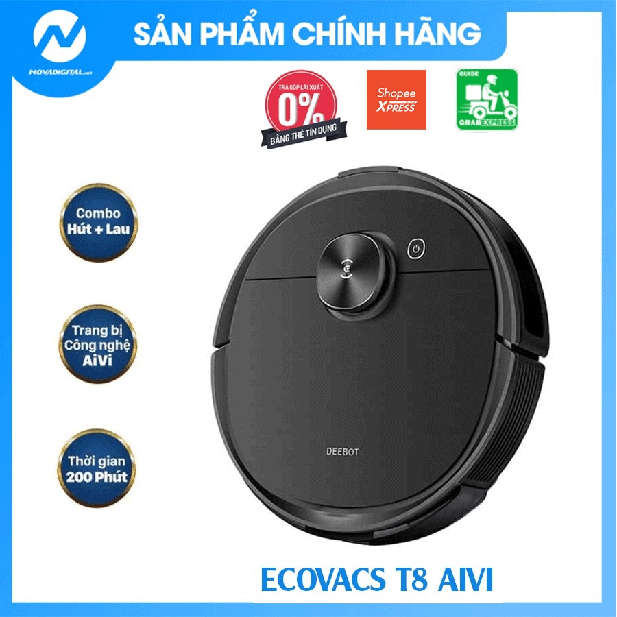 Robot hút bụi lau nhà Ecovacs Deebot T8 AIVI PRO 2021