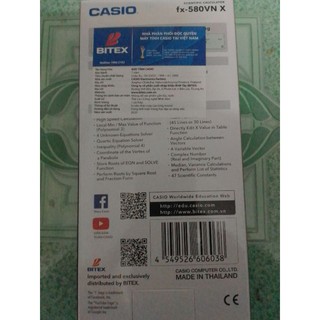 Máy tính Casio FX 580VN X - Xanh