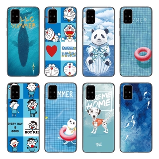 Ốp điện thoại TPU dẻo in hình cá voi hoạt hình cho Samsung Galaxy A71/A51/S10 5G/X 4/4S
