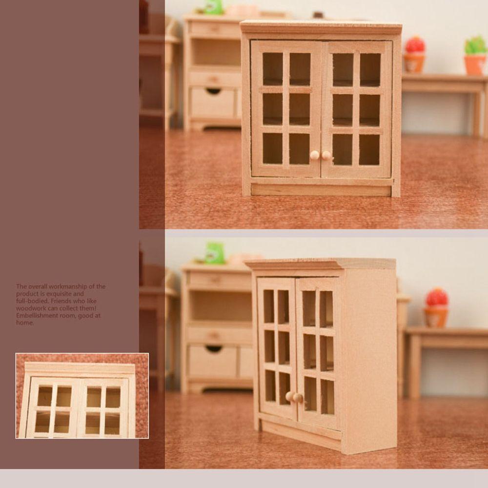 Mô Hình Tủ Nội Thất Mini 7.3 * 3.3 * 8cm Trang Trí Nhà Búp Bê
