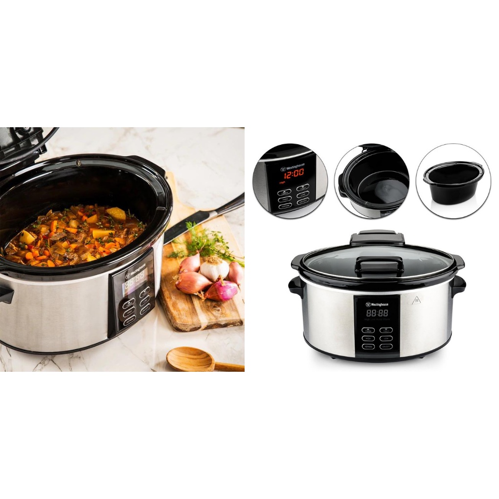 Nồi nấu chậm Westinghouse 6 lít WKSC65 Công suất: 220W - HÀNG CHÍNH HÃNG
