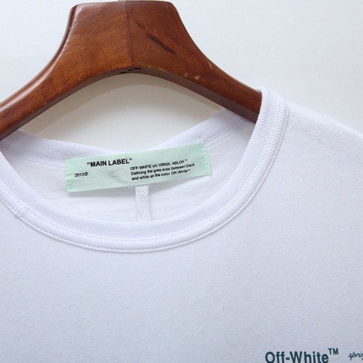 Áo Tee Off White, Áo thun Off White T-Shirt Color Wave Arrow, chất liệu Cotton, 2 màu đen, trắng DuSo.Lux