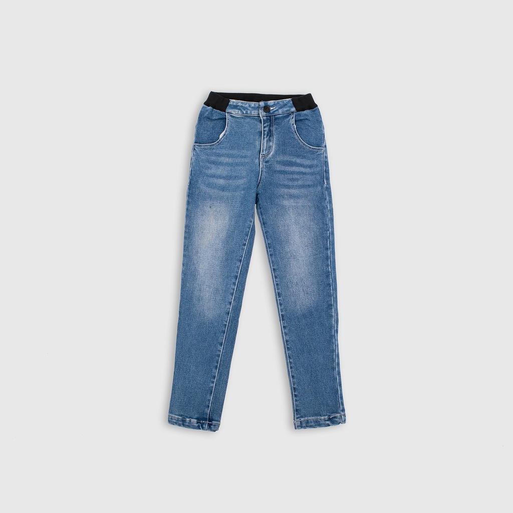 Quần jean bé trai từ 7-14 tuổi BEEKIDS 8QJ00039DO