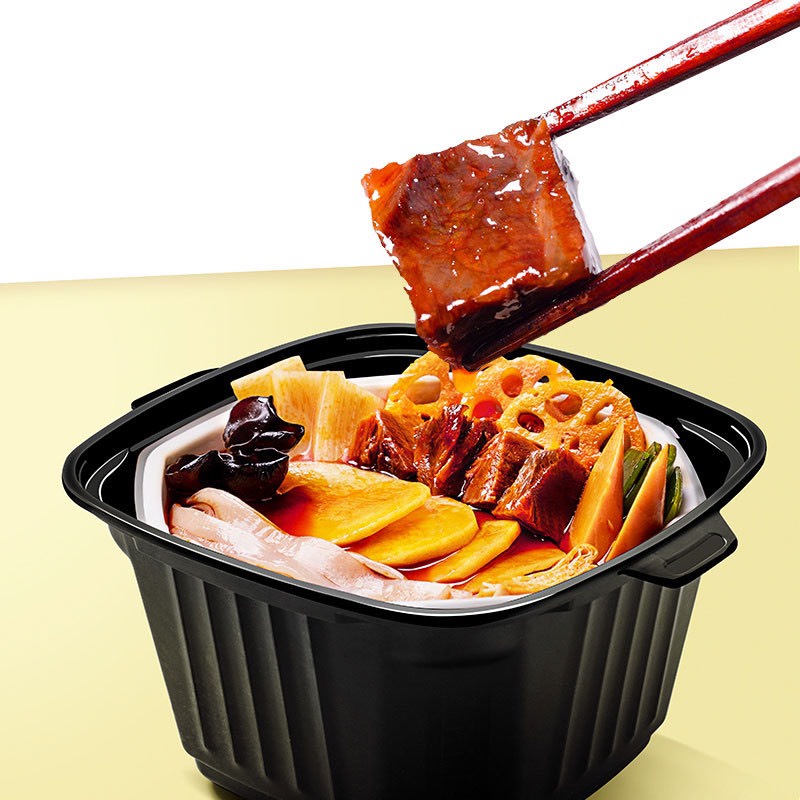 Lẩu tự sôi Trùng Khánh vị bò hầm xúc xích, loại cay vừa, hộp 390g | BigBuy360 - bigbuy360.vn