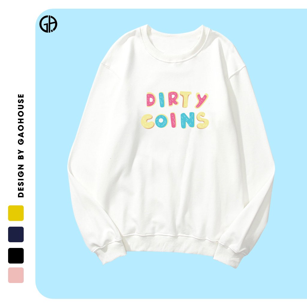 Áo Sweater Unisex Gạo House Dirty Coins Donut - N10 | BigBuy360 - bigbuy360.vn