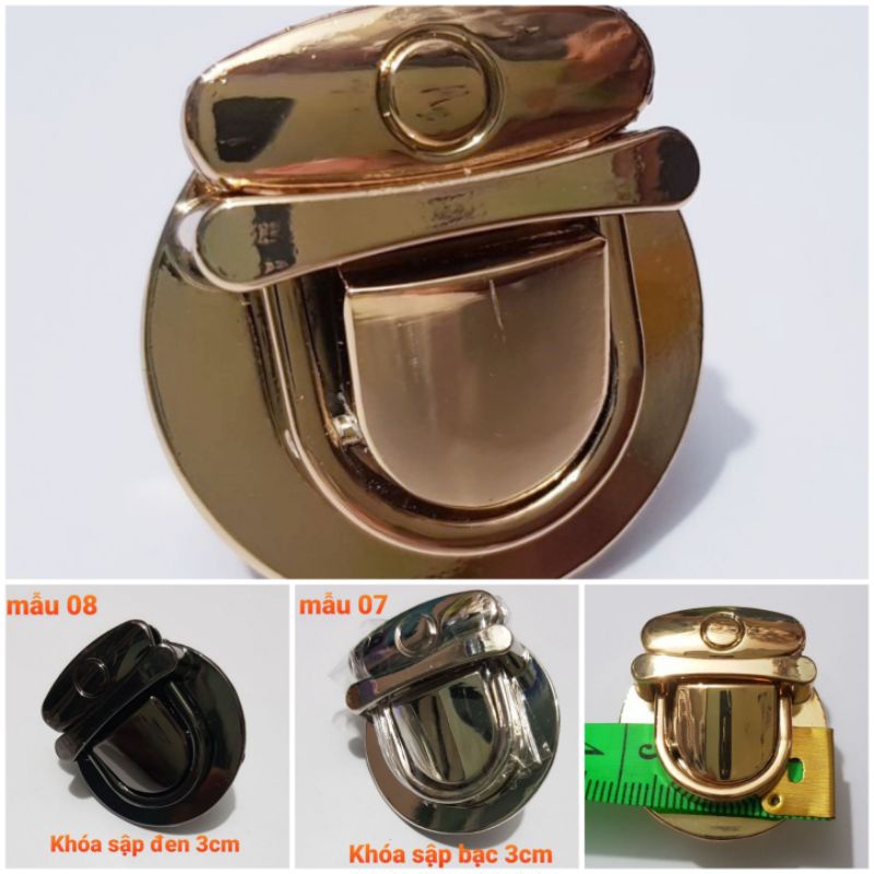 Khóa Sập Xịn 3cm Dễ Lắp Ráp Bền Màu