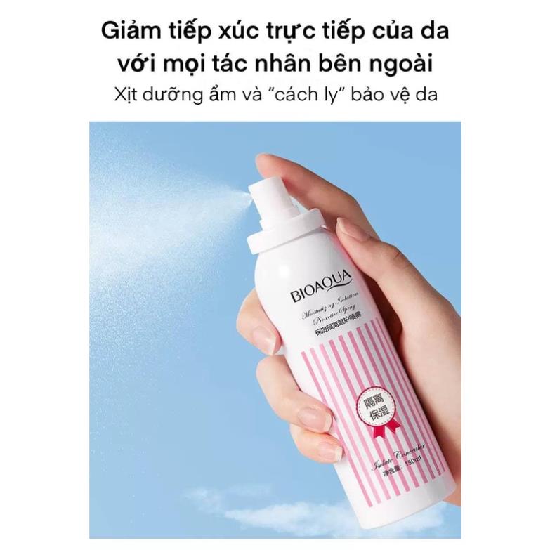 Kem chống nắng dạng xịt Bioaqua, Xịt chống nắng body nâng tone chống nước hiệu quả Zu Cosmetics