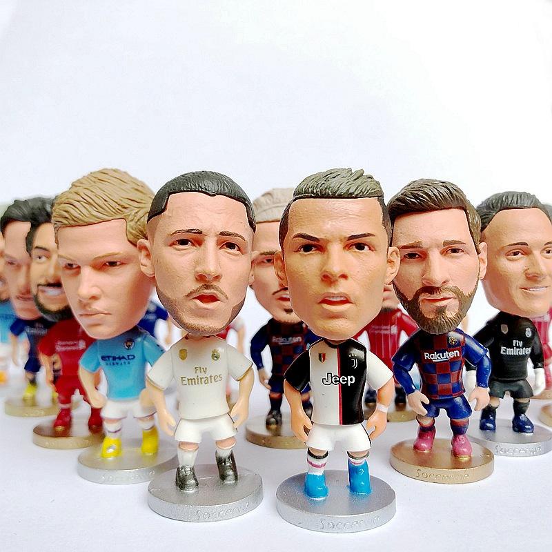 Mô Hình Cầu Thủ Bóng Đá Superstar Ronaldo Neymar Dybala Beckham Zidane Modric